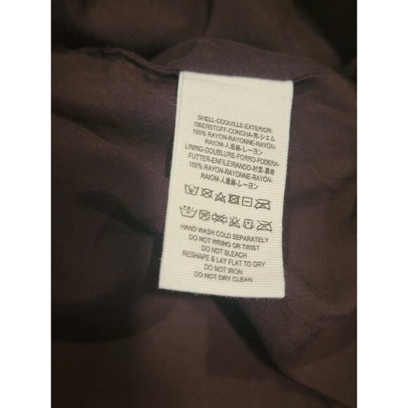 Free People Mini Skirt Vegan Leather Chocolate Brown Boho Rock X-Small 26" Waist - Picture 9 of 12